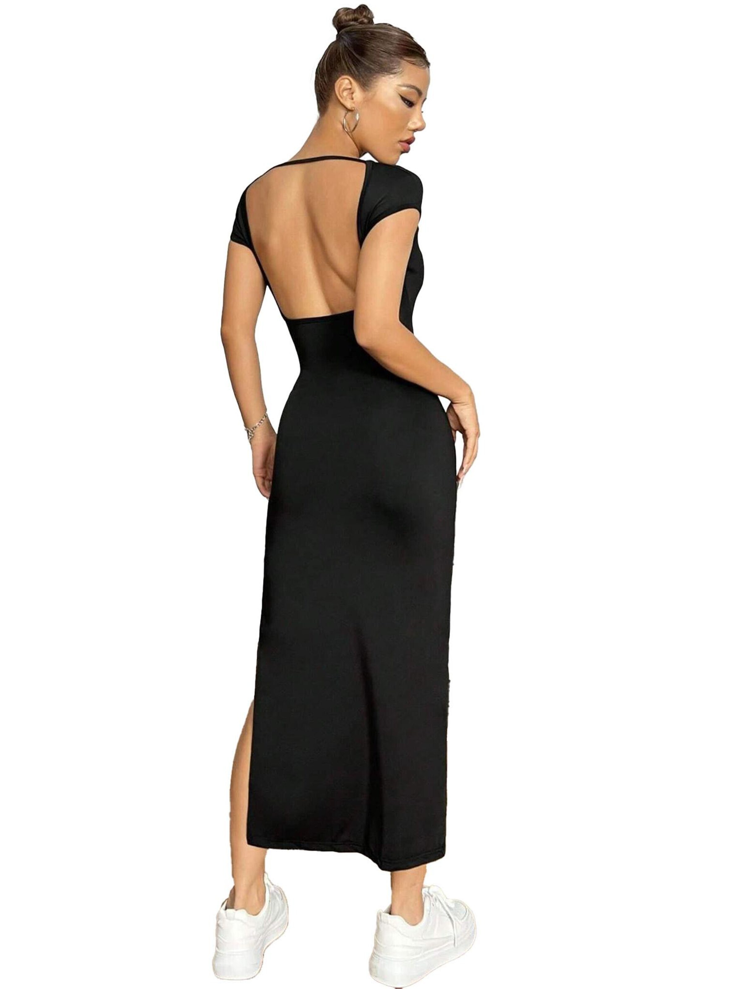 KoJooin Kleid 'Sommerkleid für Damen,Kleid Strandurlaub'‌‌‌ in Schwarz