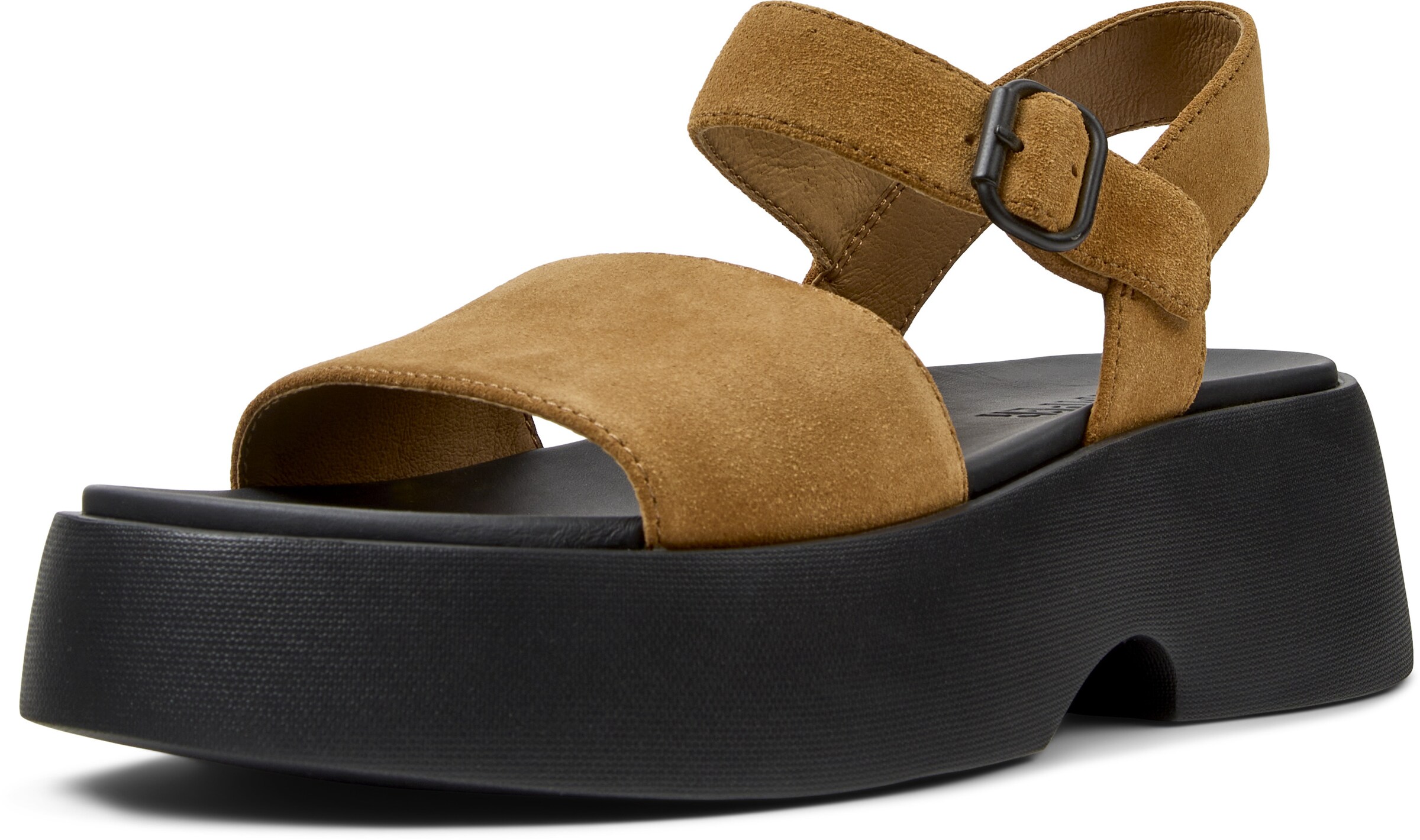 Sandalo con cinturino 'Tasha' di CAMPER in marrone: frontale