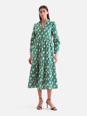 SEIDENSTICKER Blusenkleid in Grün