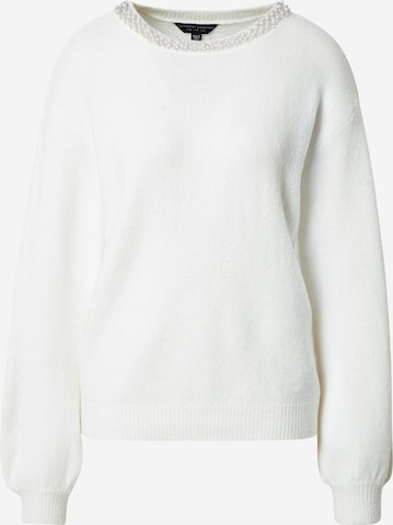 Pull-over Dorothy Perkins en blanc : devant