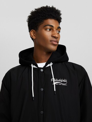 Bershka Between-season jacket in Black