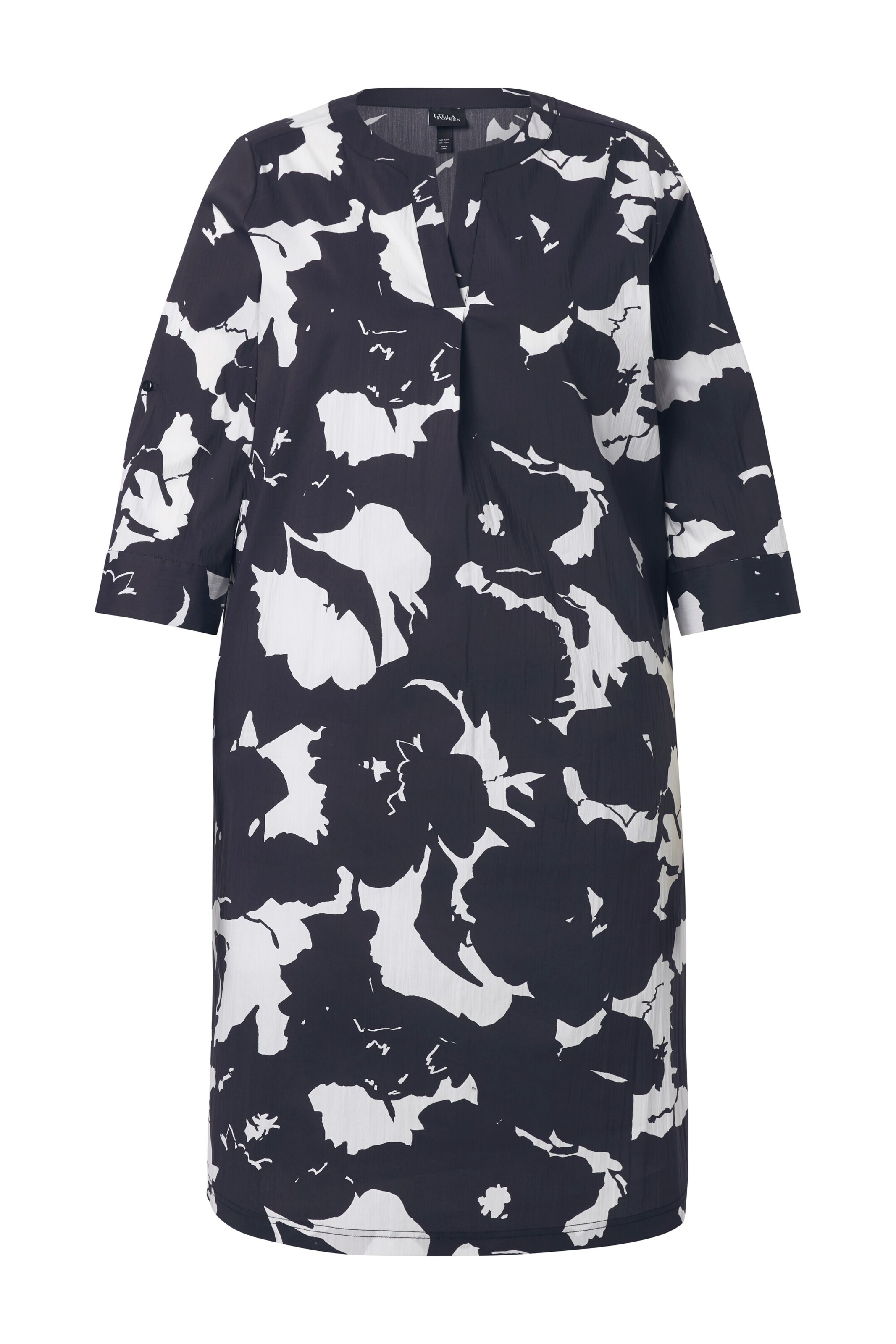 Ulla Popken Jurk in Zwart: voorkant