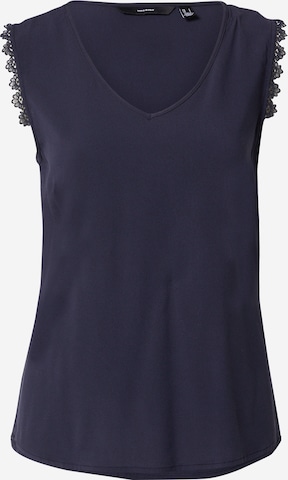 VERO MODA Топ 'BECCA' в Синий: спереди