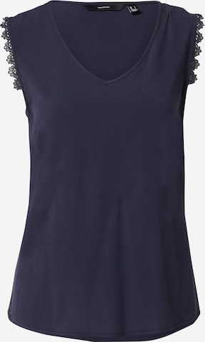 VERO MODA - Top 'BECCA' em azul: frente