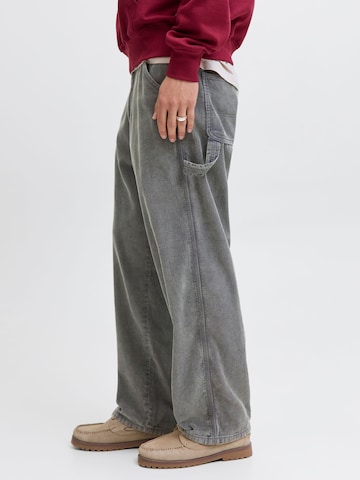 JACK & JONES Wide leg Broek in Grijs