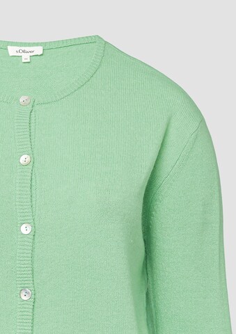 Cardigan s.Oliver en vert