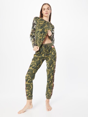 DIESEL - Pijama en verde: frente