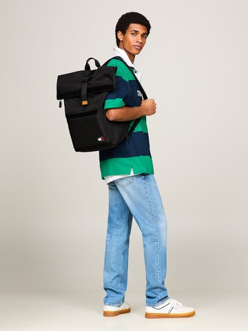 Tommy Jeans Rucksack 'Essential' in Schwarz