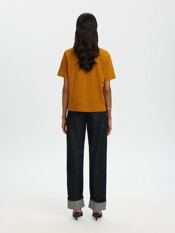 SELECTED Shirt 'SLFEssential' in Brown