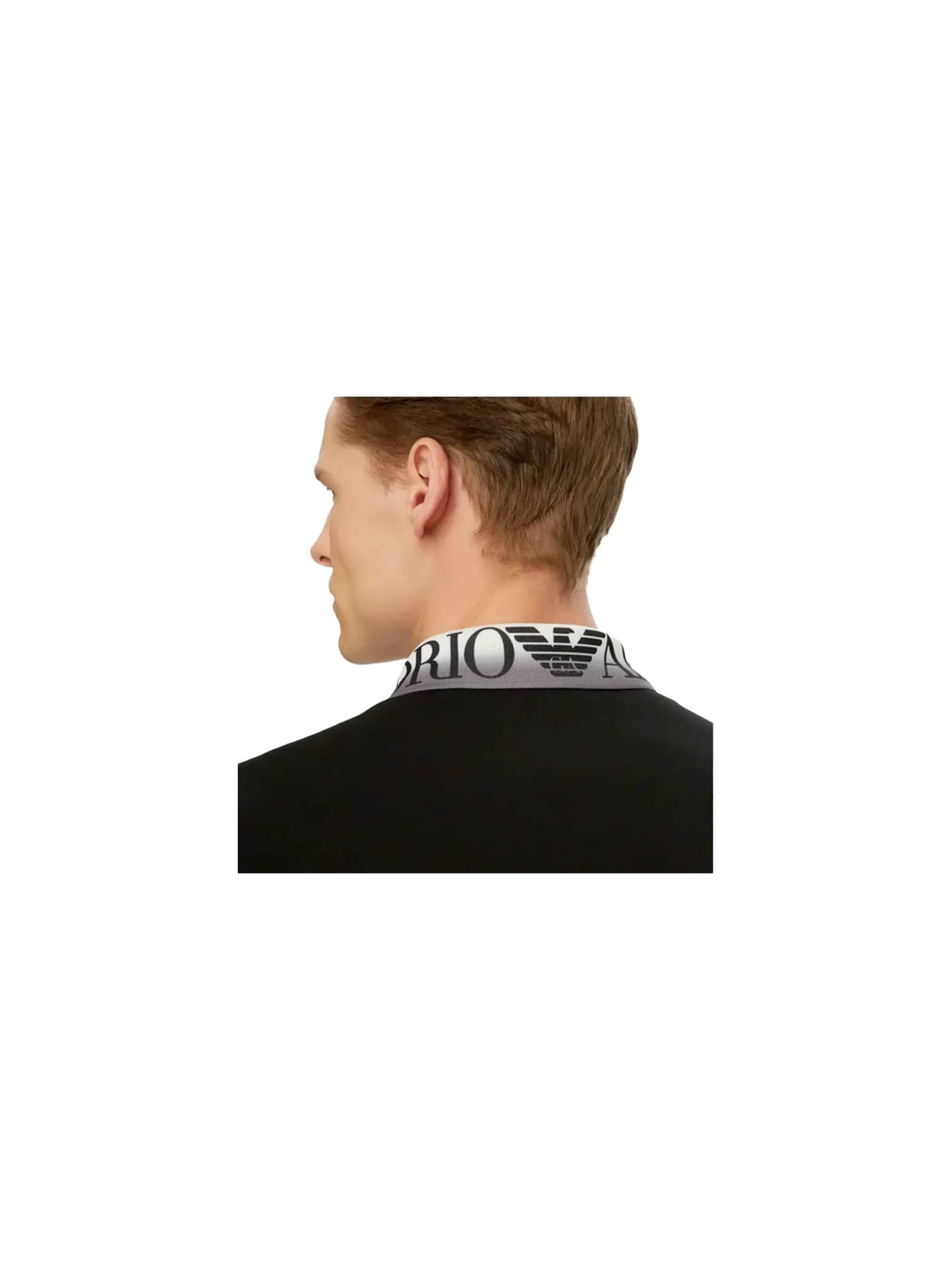 ARMANI - Camiseta 'Signature' en negro