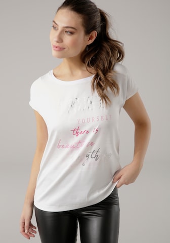 LAURA SCOTT Shirt in White: front