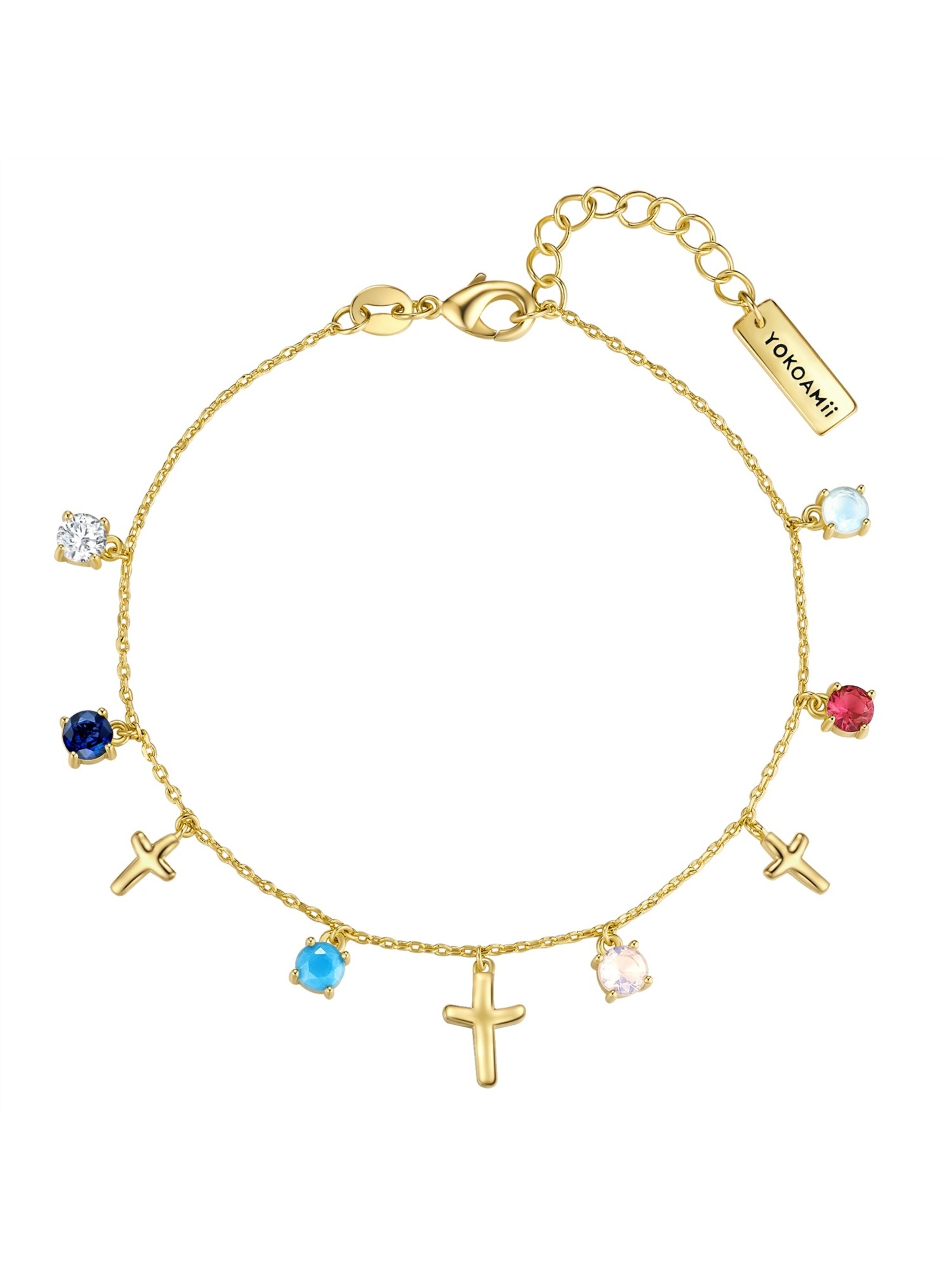 Braccialetto di Yokoamii in oro: frontale