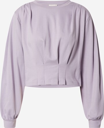 ABOUT YOU x Laura Giurcanu Shirt 'Samina' in Purple: front