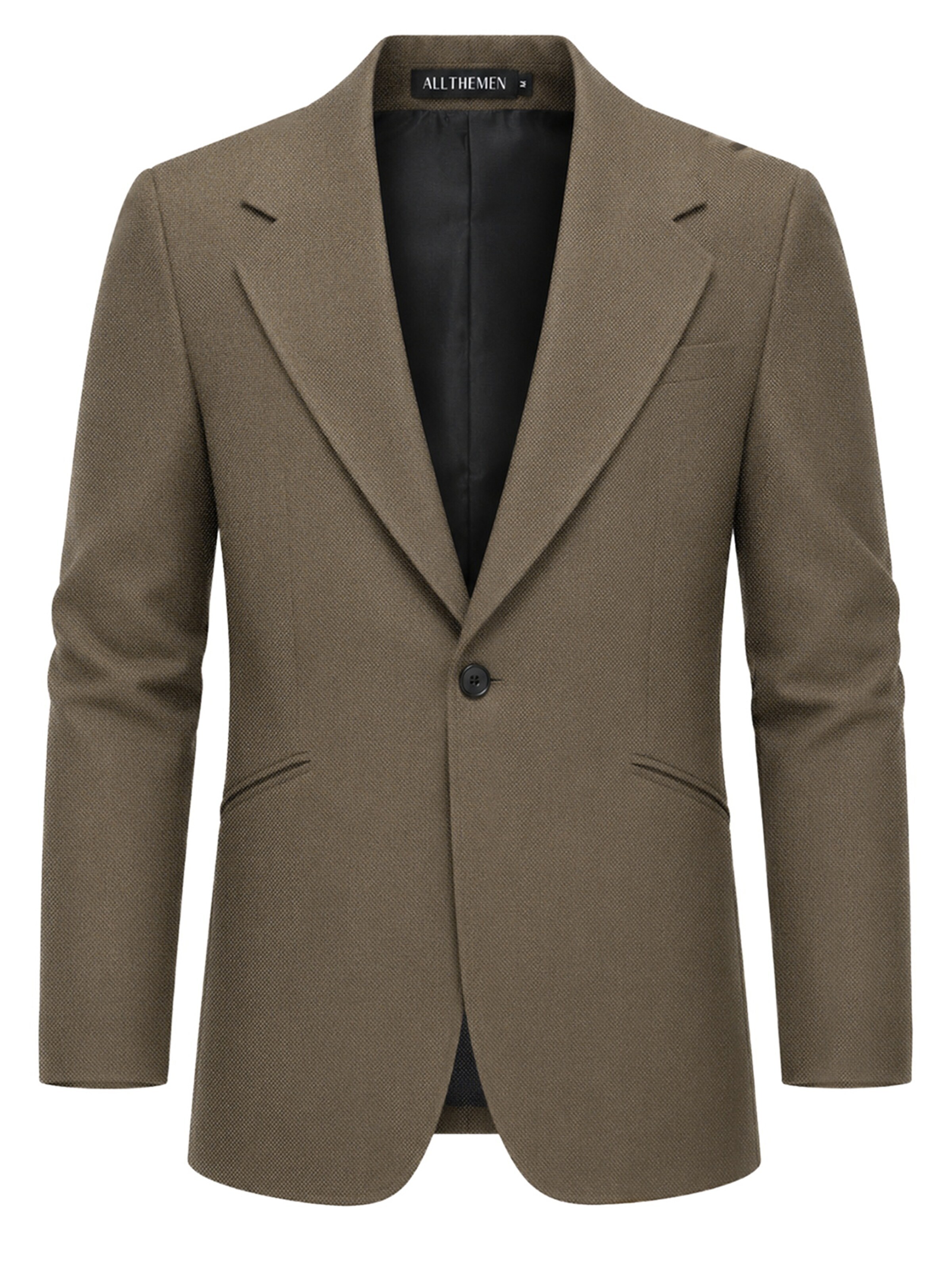 ALLTHEMEN Regular fit Suit Jacket 'Fadenlauf' in Green