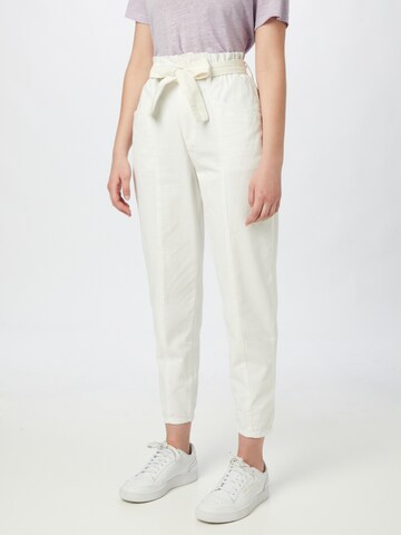 DeFacto Tapered Trousers with creases in Beige: front