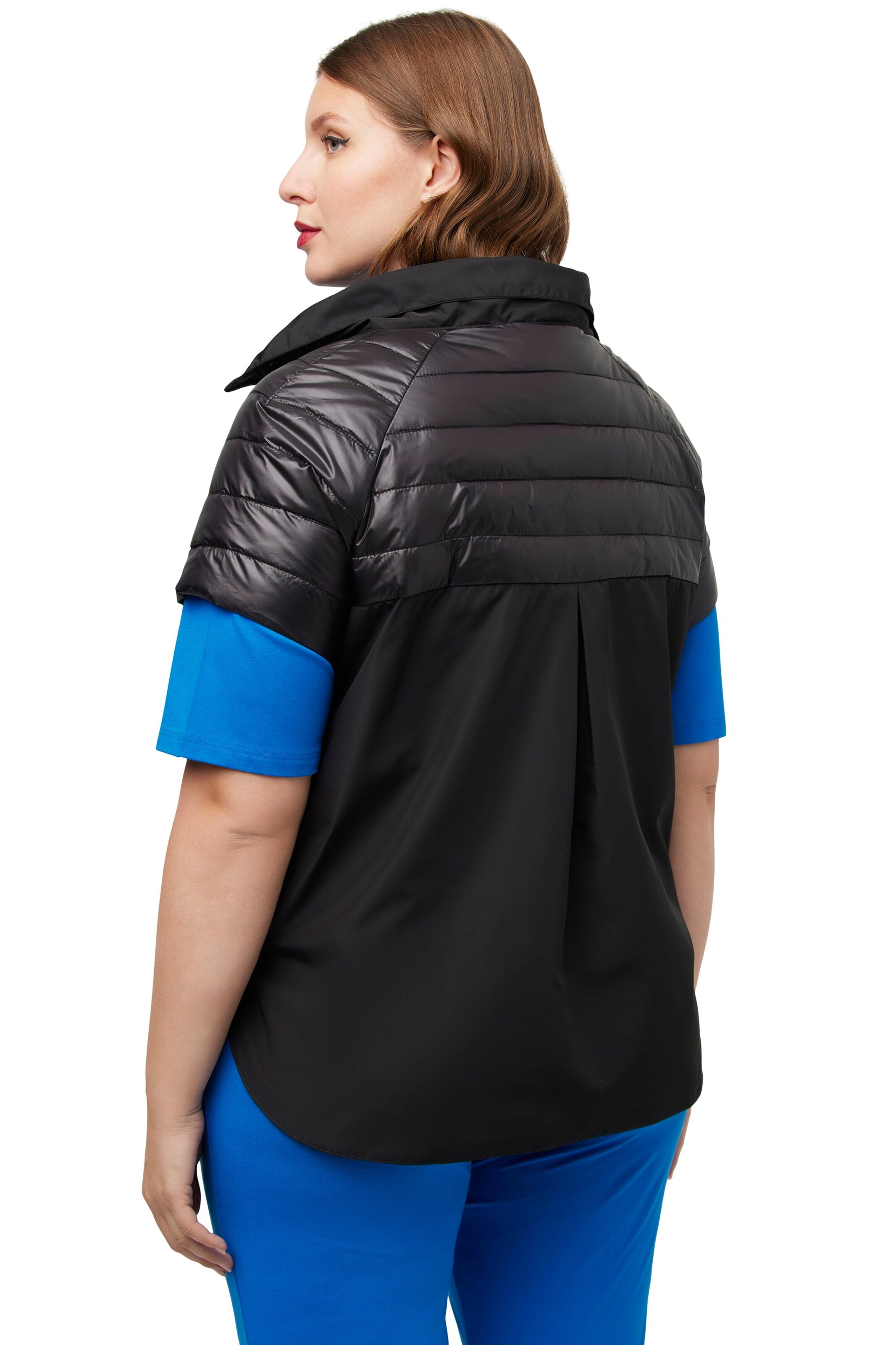 Ulla Popken Vest in Black