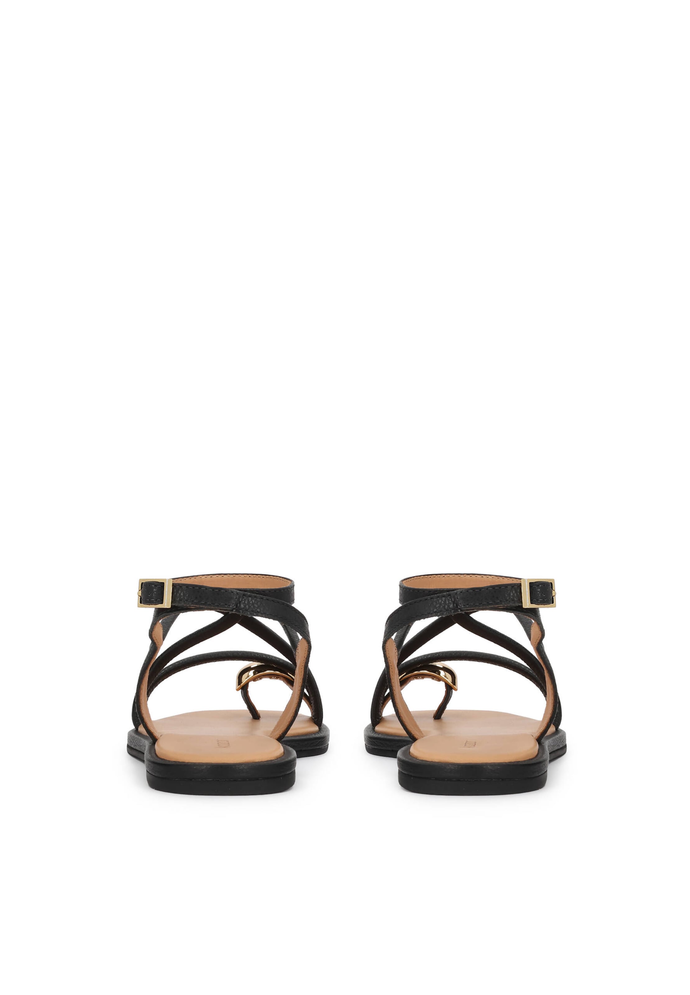 Kazar Páskové sandály – černá