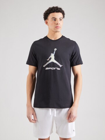 Maglia funzionale di Jordan in nero: frontale