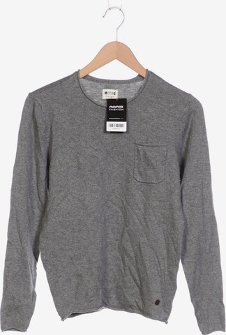 MUSTANG Sweater & Cardigan in S in Grey: front