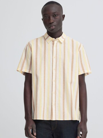 BLEND Comfort fit Overhemd ' BHAban ' in Geel: voorkant