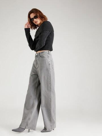 Samsøe Samsøe Wide leg Jeans 'Shelly' in Grey