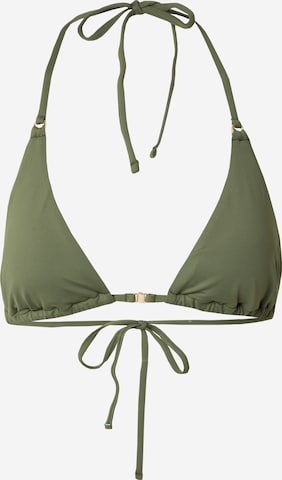 ABOUT YOU Bygelfri Bikiniöverdel 'Elna' i grön: framsida