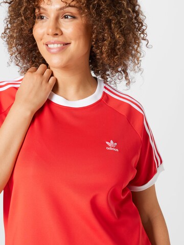 ADIDAS ORIGINALS T-Shirt 'Adicolor Classics  3-Stripes ' in Rot