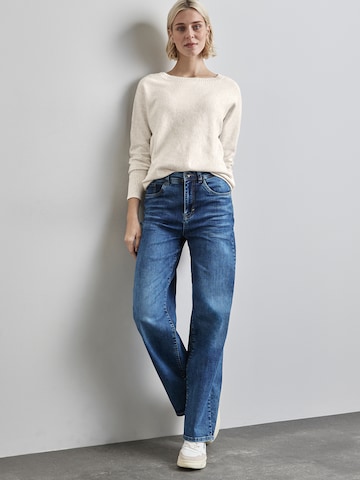 STREET ONE Sweater 'Dolman' in Beige