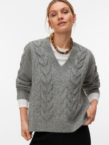pilka VERO MODA Megztinis 'VMMARLA': priekis
