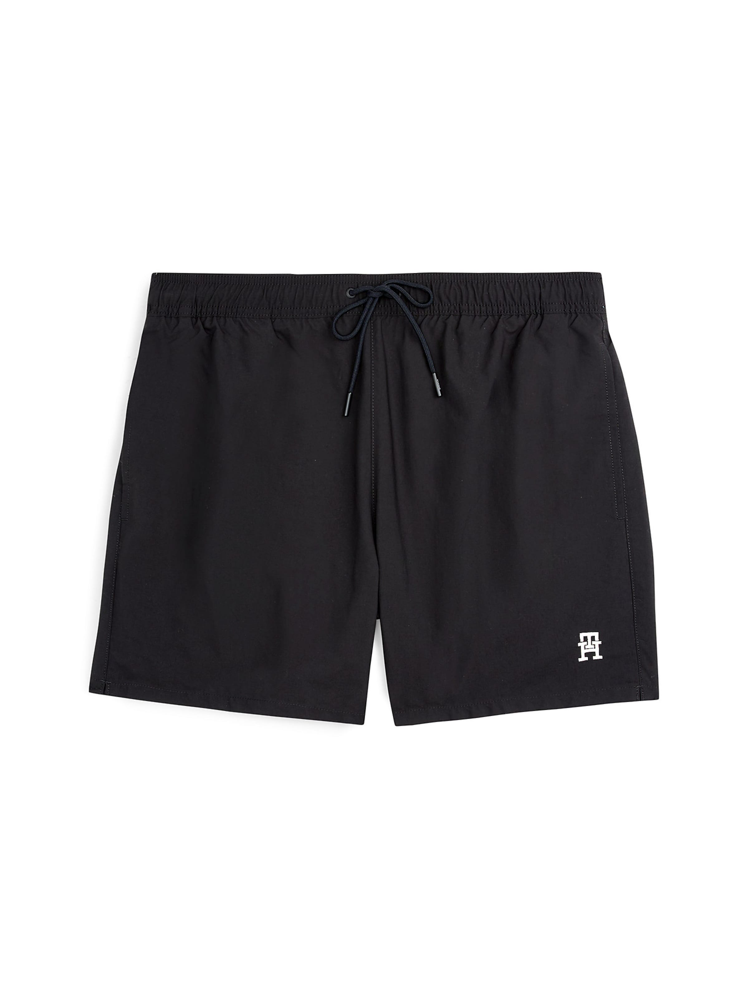 TOMMY HILFIGER Zwemshorts in Zwart: voorkant