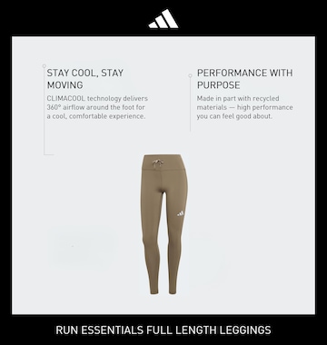 ADIDAS PERFORMANCESkinny Sportske hlače 'Essentials' - bež boja