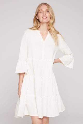 Soccx Summer Dress in White: front