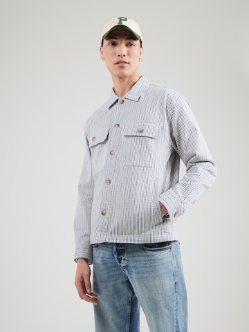 Abercrombie & Fitch Klasický střih Košile – modrá: přední strana