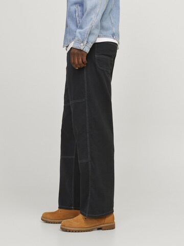 JACK & JONES Loose fit Jeans 'JPSTOwen' in Black