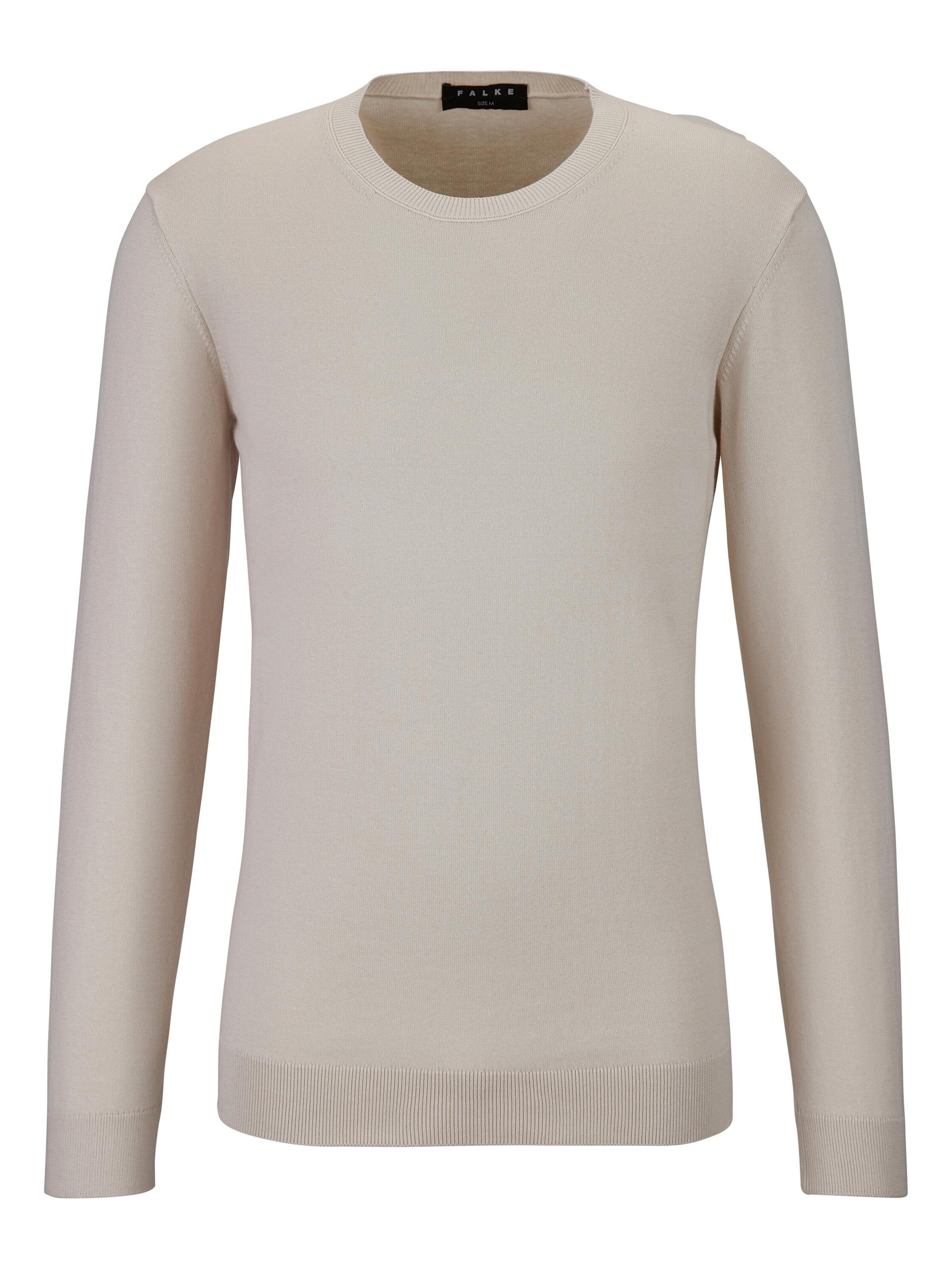 FALKE Pullover 'Pure Cotton'‌‌‌‌‌‌‌‌‌ in Beige