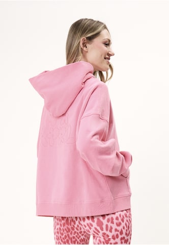 OH APRIL - Sudadera con cremallera 'Flower' en rosa