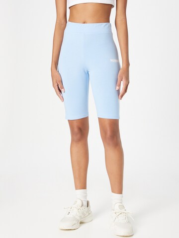 Skinny Pantalon de sport 'Legacy' Hummel en bleu : devant