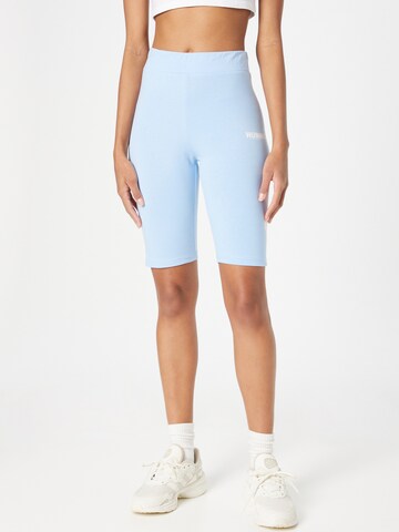 Hummel Skinny Workout Pants 'Legacy' in Blue: front