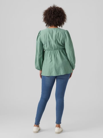 Camicia da donna 'Kelly Tess' di MAMALICIOUS in verde