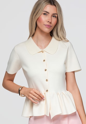 T-shirt ' OW-TS-E0073' Ombre en beige : devant