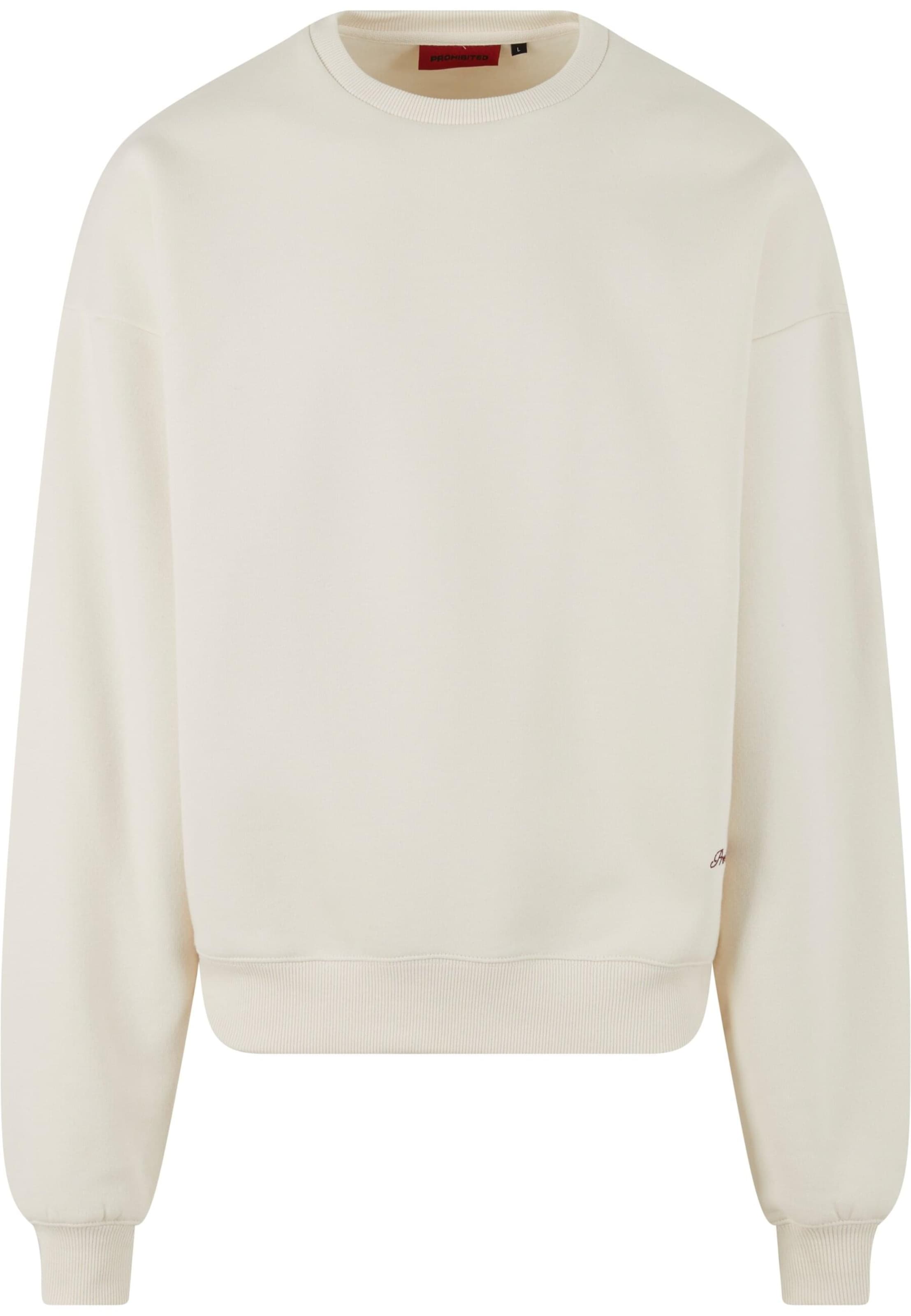 Prohibited Mikina 'Savile Row' – béžová: přední strana