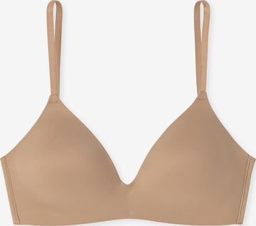 SCHIESSER Regular Bra ' Invisible Soft ' in Beige: front