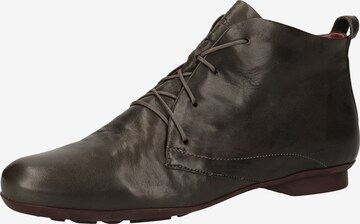 THINK! Lace-Up Ankle Boots in Grey: front