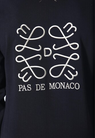 Pas De Monaco Sweatshirt 'Prestige' in Black