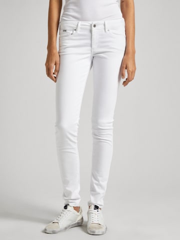 Pepe Jeans Skinny Jeans in White: front