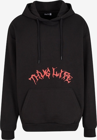 Thug Life Mikina - Čierna: predná strana