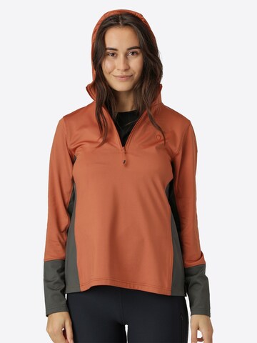 Superstainable Sweatshirt 'Helvic' in Oranje: voorkant