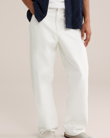 WE Fashion - Barrel Vaquero en blanco: frente