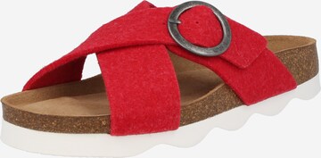 SHEPHERD Huisschoenen in Rood: voorkant