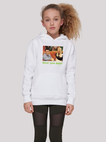 F4NT4STIC Sweatshirt 'Friends TV Serie How You Doin' in White: front